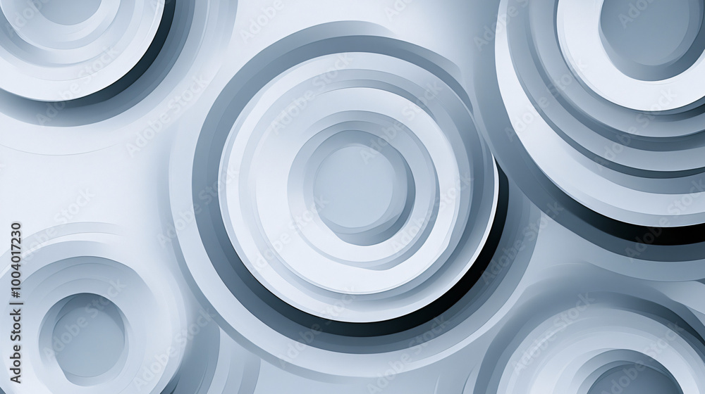 An abstract design with concentric circles in varying shades of grey. An abstract design with concentric circles in varying shades of grey.