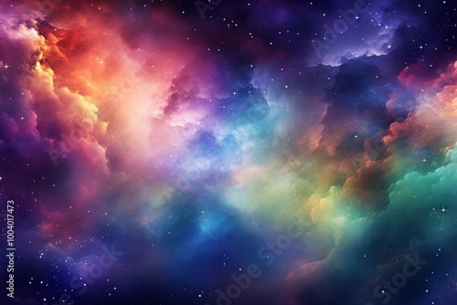 Galaxy rainbow backgrounds astronomy universe.