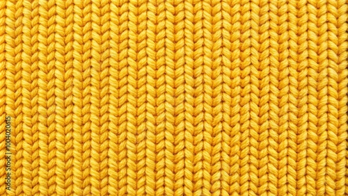 yellow knitted fabric texture background with leading lines