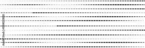 Abstract grunge grid polka dot halftone background pattern. Spotted black and white line illustration.