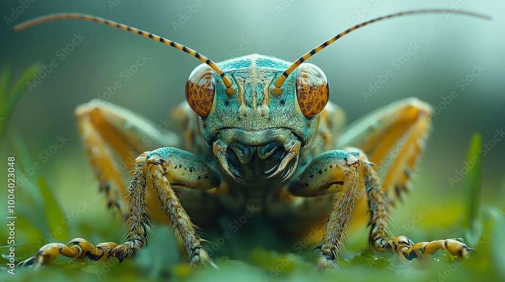 Close-Up Macro Photography of a Ground Beetle Close-Up Macro Photography of a Ground Beetle