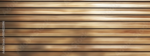  Wooden wall. Texture of wood panels. Pattern of slats with horizontal stripes. Modern interior fences and partitions used in architecture. Cladding from boards is a building material. 