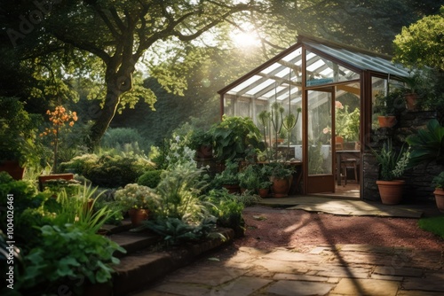 Garden house architecture greenhouse.