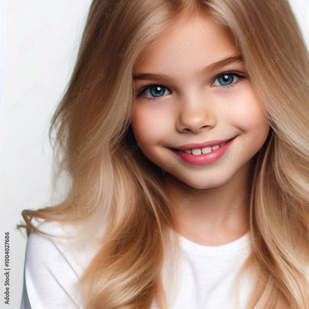 Naklejka premium Blondes Mädchen