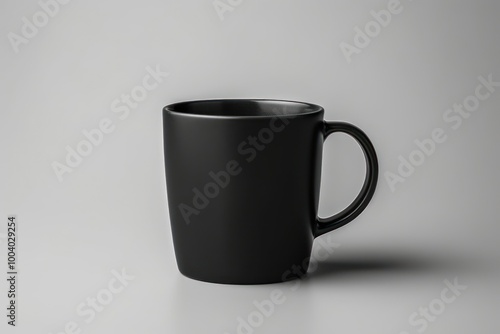 Coffee cup drink black. photo