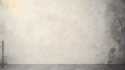 Milk white color Venetian plaster Wall Background.