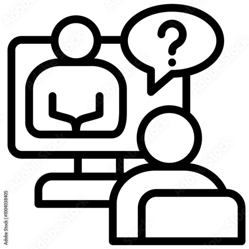 Online Interview Icon