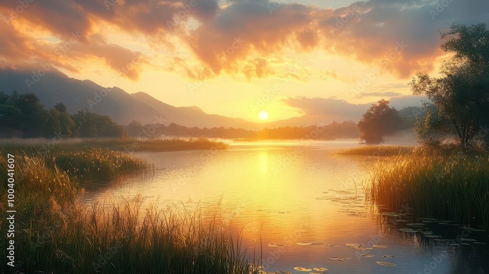 a serene moment captured during golden hour where warm light casts a peaceful glow over a tranquil landscape inviting deep contemplation and reflection a serene moment captured during golden hour where warm light casts a peaceful glow over a tranquil landscape inviting deep contemplation and reflection