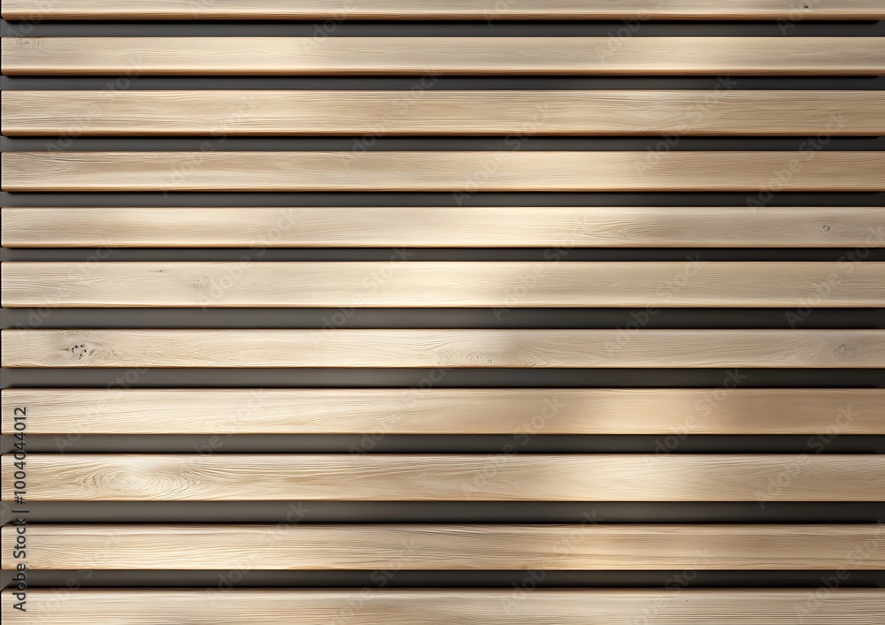 Wooden wall. Texture of wood panels. Pattern of slats with horizontal stripes. Modern interior fences and partitions used in architecture. Cladding from boards is a building material. Wooden wall. Texture of wood panels. Pattern of slats with horizontal stripes. Modern interior fences and partitions used in architecture. Cladding from boards is a building material.