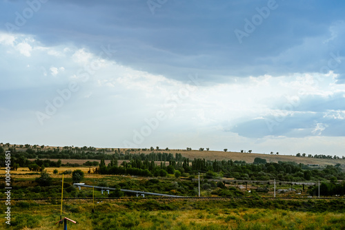 Landscape of Kazakhstan's nature