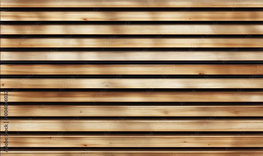 Wooden wall. Texture of wood panels. Pattern of slats with horizontal stripes. Modern interior fences and partitions used in architecture. Cladding from boards is a building material. Wooden wall. Texture of wood panels. Pattern of slats with horizontal stripes. Modern interior fences and partitions used in architecture. Cladding from boards is a building material.