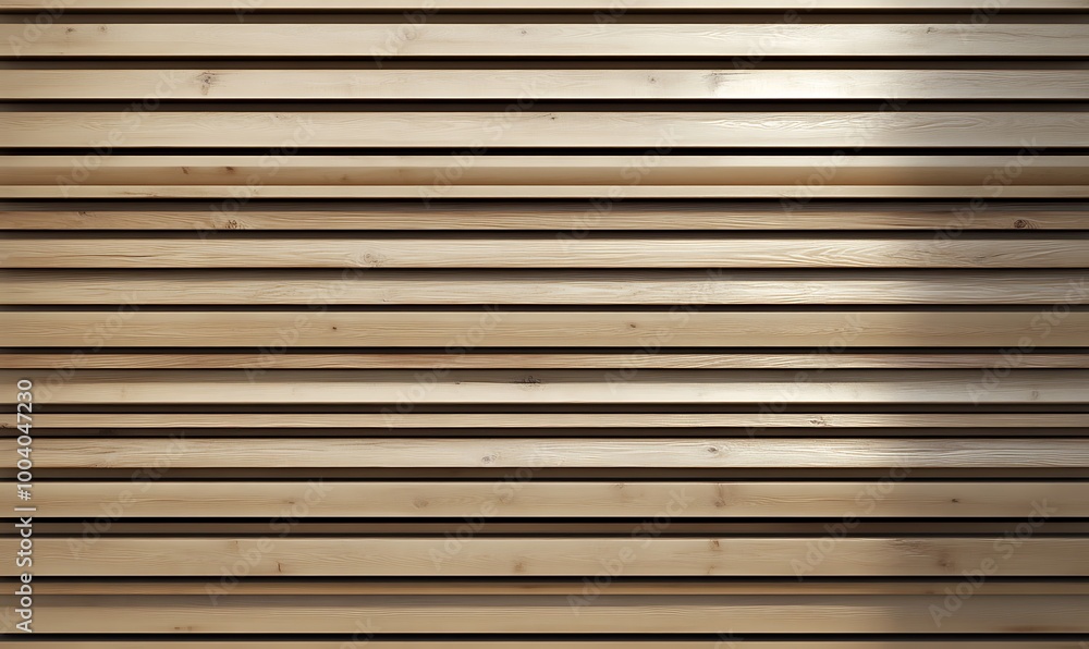 Wooden wall. Texture of wood panels. Pattern of slats with horizontal stripes. Modern interior fences and partitions used in architecture. Cladding from boards is a building material. Wooden wall. Texture of wood panels. Pattern of slats with horizontal stripes. Modern interior fences and partitions used in architecture. Cladding from boards is a building material.