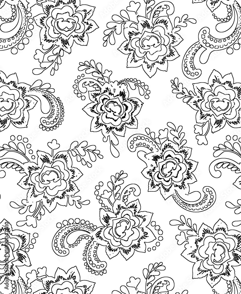 seamless pattern with flowers seamless pattern with flowers