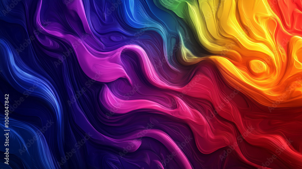 An illustration of abstract LGBTQ symbols in a dynamic composition, showcasing vibrant colors and fluid shapes. This artwork represents diversity, love, and the celebration of LGBTQ identities. An illustration of abstract LGBTQ symbols in a dynamic composition, showcasing vibrant colors and fluid shapes. This artwork represents diversity, love, and the celebration of LGBTQ identities.