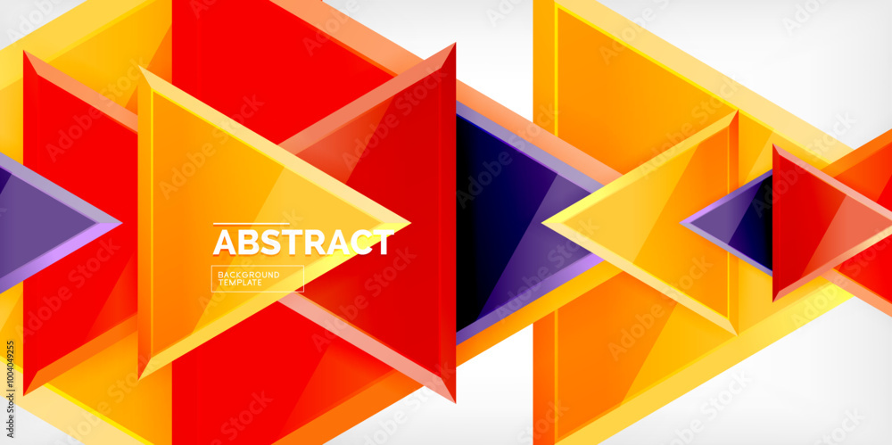 Triangle glass shapes geometric abstract background. Vector Illustration For Wallpaper, Banner, Background, Card, Book Illustration, landing page Triangle glass shapes geometric abstract background. Vector Illustration For Wallpaper, Banner, Background, Card, Book Illustration, landing page