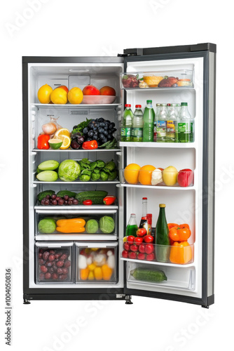 Wallpaper Mural fridge full of fruits Torontodigital.ca