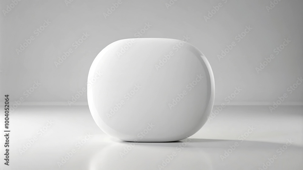 Wide-Angle white blank shape shadow neumorphism style Wide-Angle white blank shape shadow neumorphism style