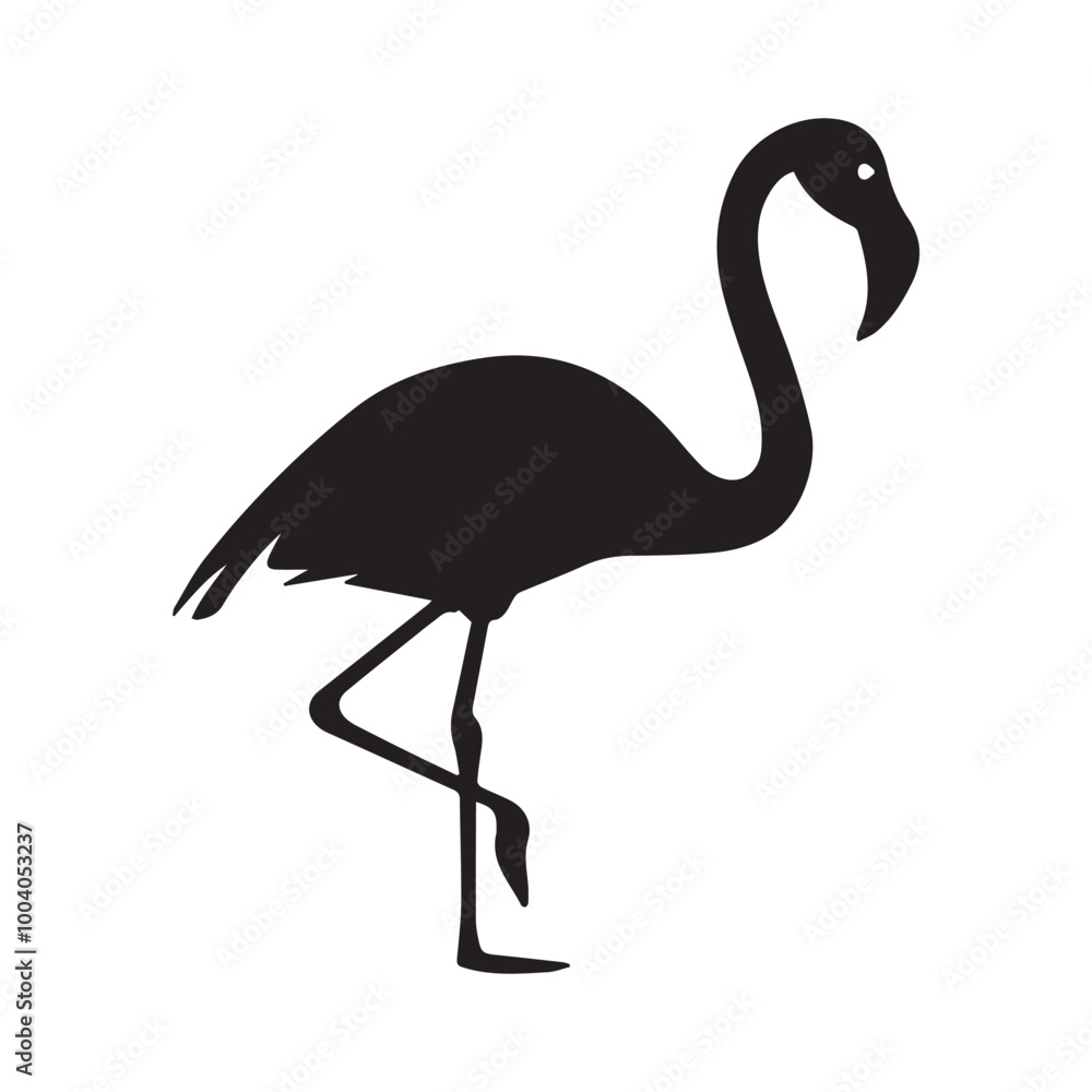 Flamingo Standing silhouette design, Flamingo vector illustration
Flamingo Standing silhouette design, Flamingo vector illustration