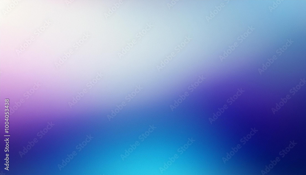 Obraz premium Blue Purple White Gradient Blurred with Grainy Noise Texture Background, for art product design