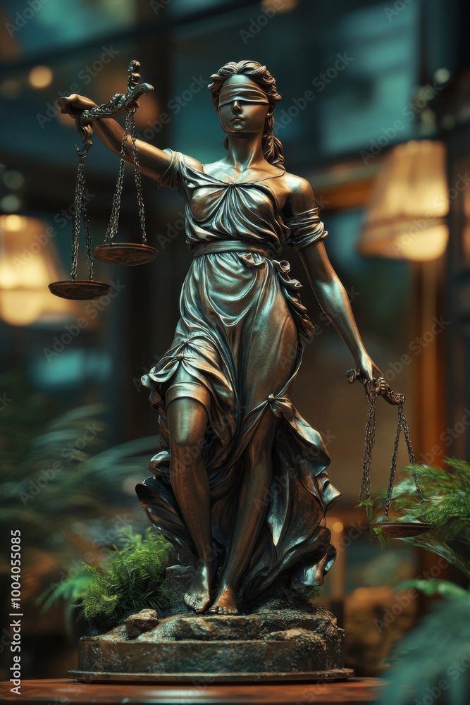 A Striking Bronze Statue of Justice: Embodying Fairness and Balance in Artistic Form A Striking Bronze Statue of Justice: Embodying Fairness and Balance in Artistic Form