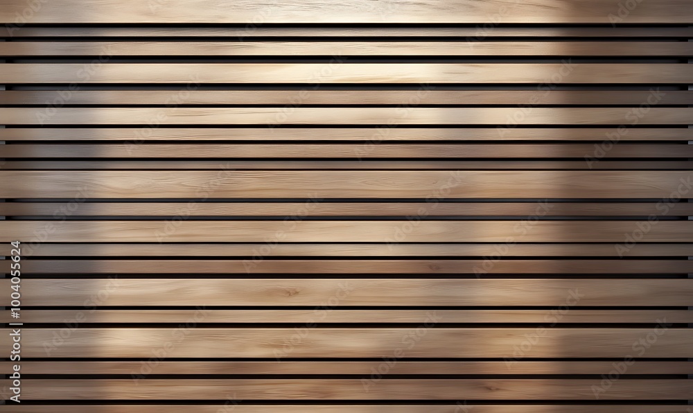 Wooden wall. Texture of wood panels. Pattern of slats with horizontal stripes. Modern interior fences and partitions used in architecture. Cladding from boards is a building material. Wooden wall. Texture of wood panels. Pattern of slats with horizontal stripes. Modern interior fences and partitions used in architecture. Cladding from boards is a building material.