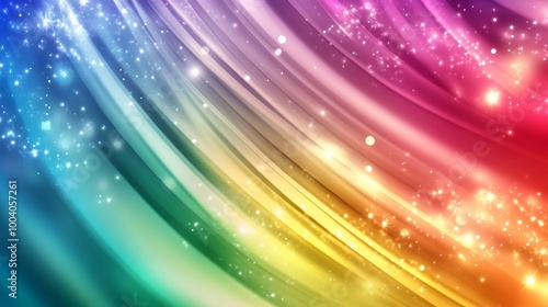 A vibrant background with a mix of rainbow colors, smoothly blending together.