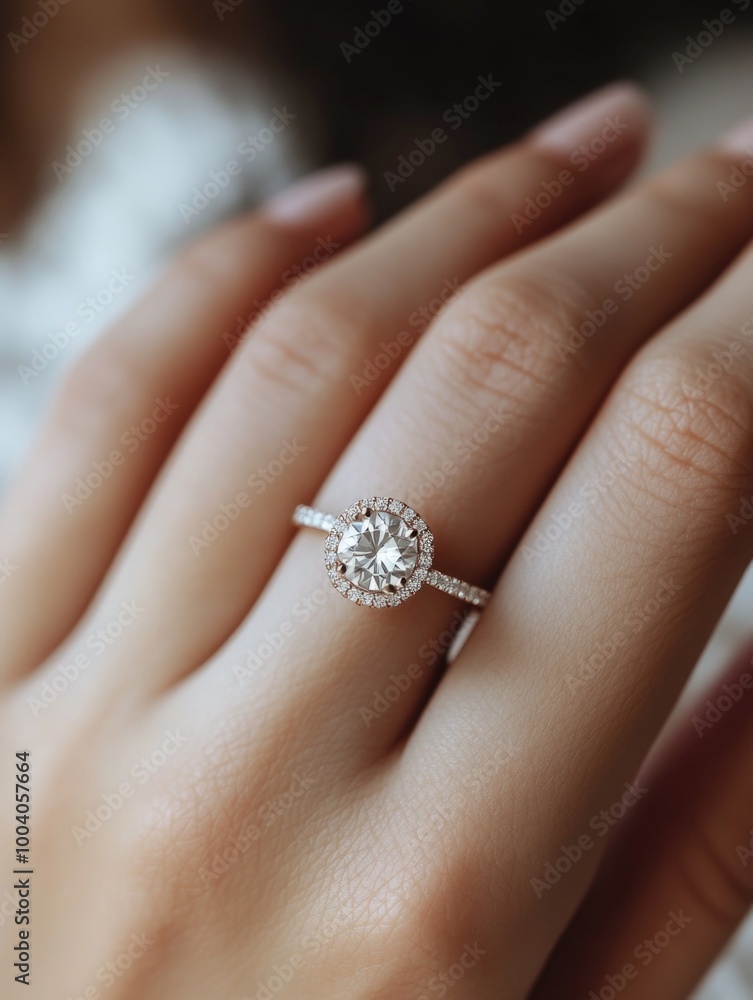 Elegant Diamond Engagement Ring Elegant Diamond Engagement Ring