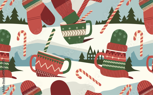 Background christmas vintage