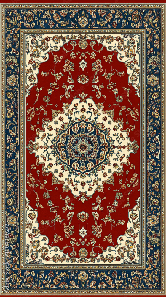 Persian turkish rug carpet pattern, Arabian ornamental carpet with decorative motifs Persian turkish rug carpet pattern, Arabian ornamental carpet with decorative motifs