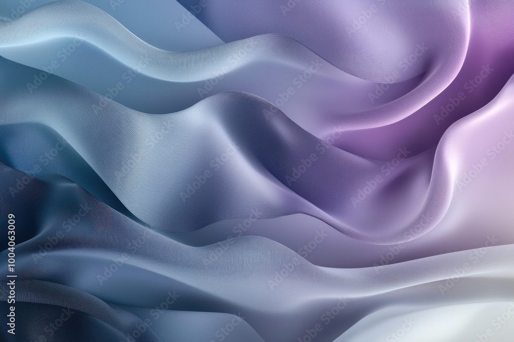 Obraz premium Abstract Wavy Gradient Fabric Background