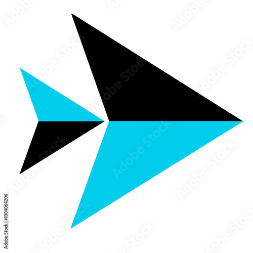 Arrow, arrow sign, blue arrow sign, arrow sign on white, paper planes, origami paper plane, plane, arrow sign isolated on white, png, arrow png, arrow design, sign, symbol, icon, blue, logo, art, 3d