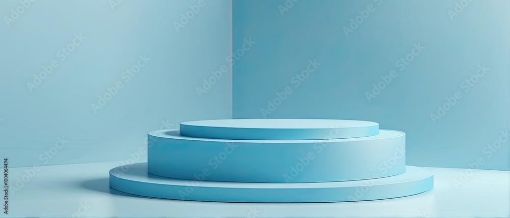 Blue Abstract Platform Mockup Blue Abstract Platform Mockup