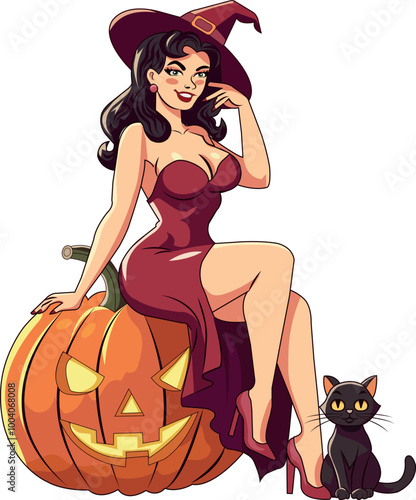 Strega di Halloween