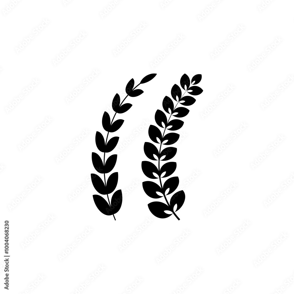Farm wheat ears icon Farm wheat ears icon