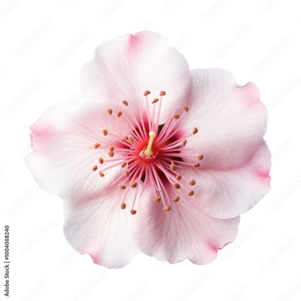 Beautiful sakura flower isolated on white. Beautiful sakura flower isolated on white.