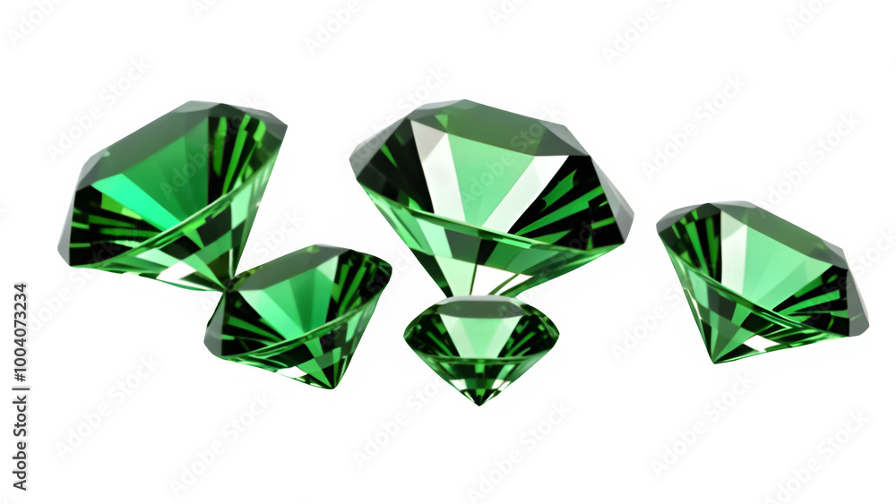 Fototapeta premium green diamond gem