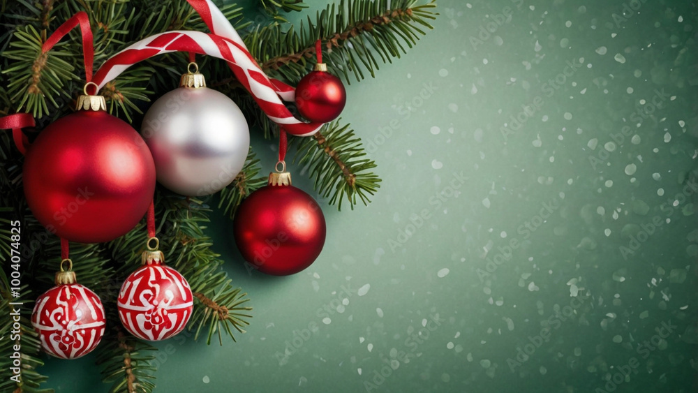 Merry Christmas and Happy New Year background, with Christmas elements. Merry Christmas and Happy New Year background, with Christmas elements.