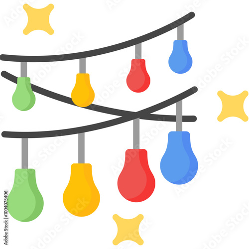 Christmas Lights Icon