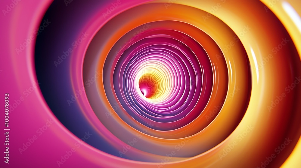 Abstract vibrant spiral design with smooth gradient colors creating a mesmerizing visual effect. Abstract vibrant spiral design with smooth gradient colors creating a mesmerizing visual effect.