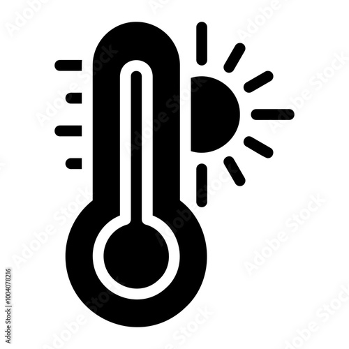 hot glyph icon
