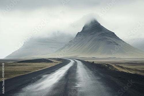 Road background landscape outdoors highway.
