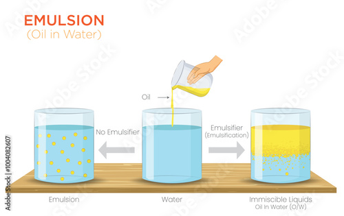 Emulsion and Immiscible Liquids Understanding Oil in Water Mixtures