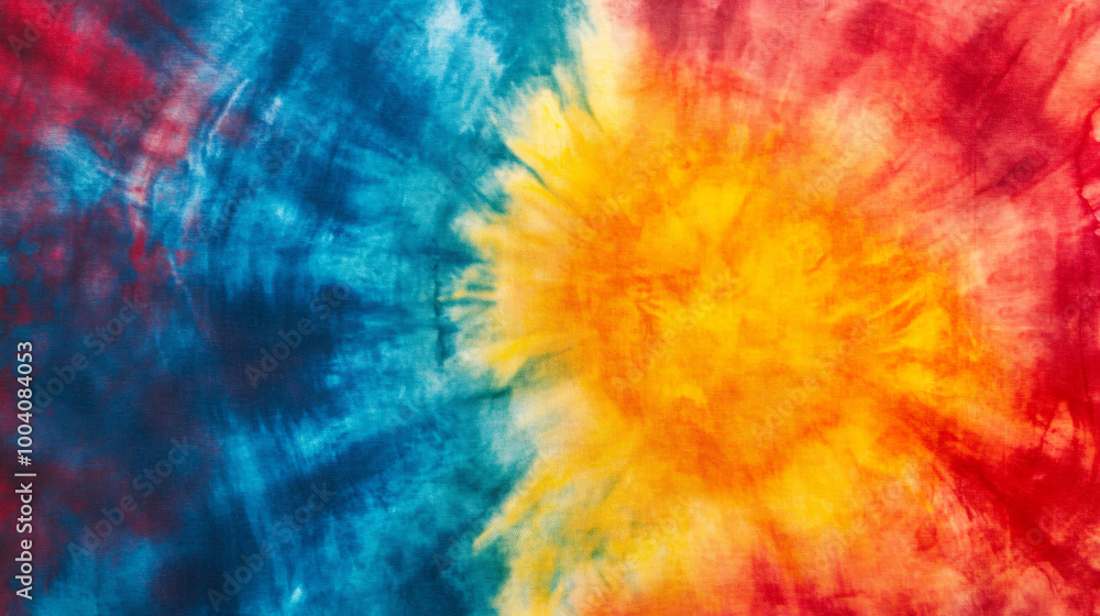 A vibrant tie-dye texture, perfect for playful and creative projects. A vibrant tie-dye texture, perfect for playful and creative projects.