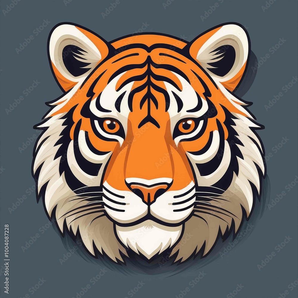 head of tiger vector head of tiger vector