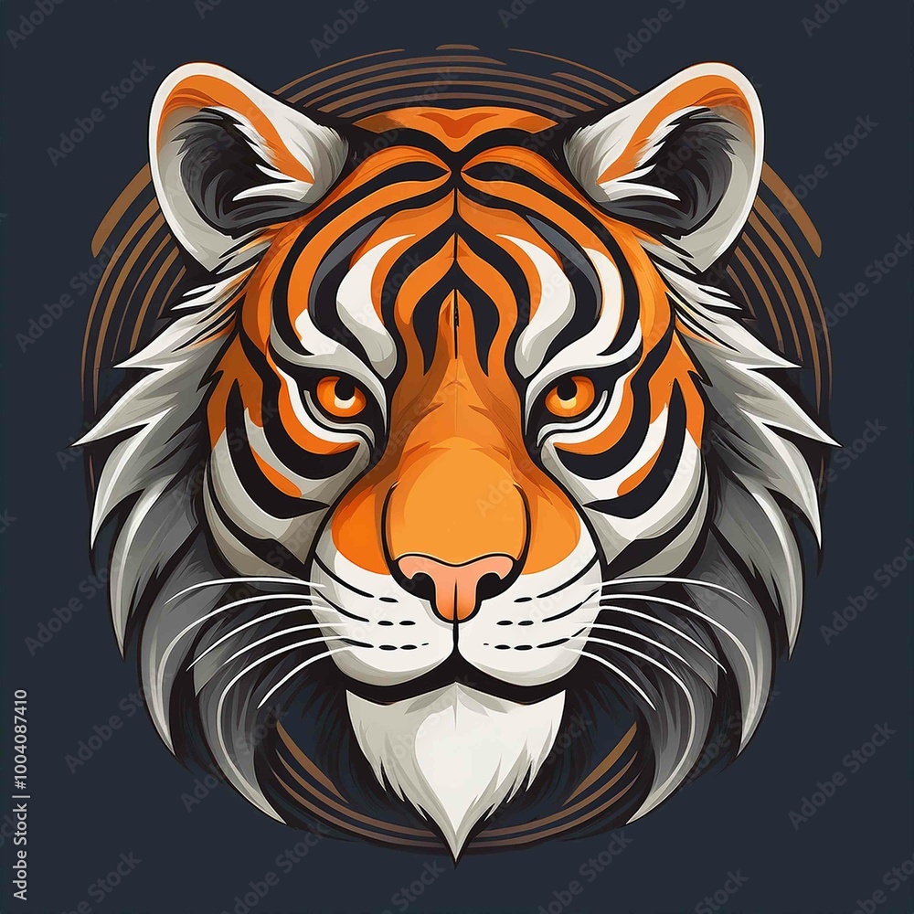 head of tiger vector head of tiger vector