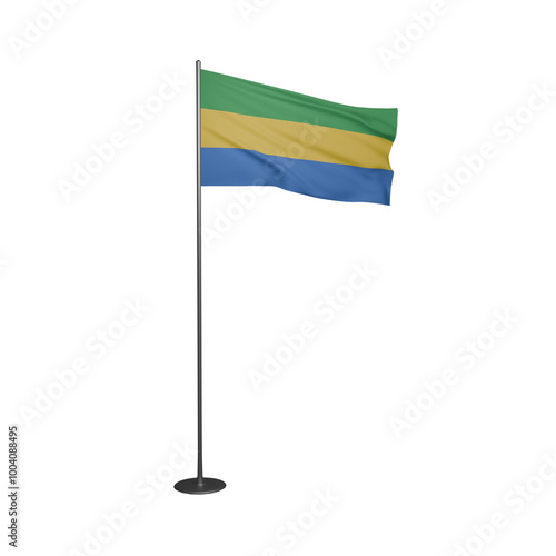 Gabon flag 3