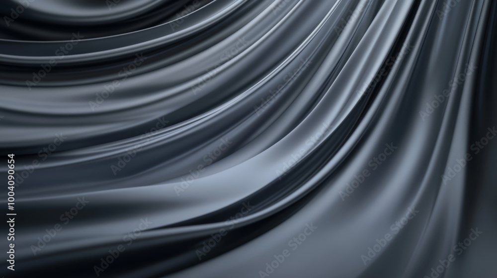 Abstract Black Fabric Drape. Abstract Black Fabric Drape.
