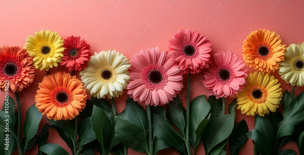 a group of colorful flowers
a group of colorful flowers