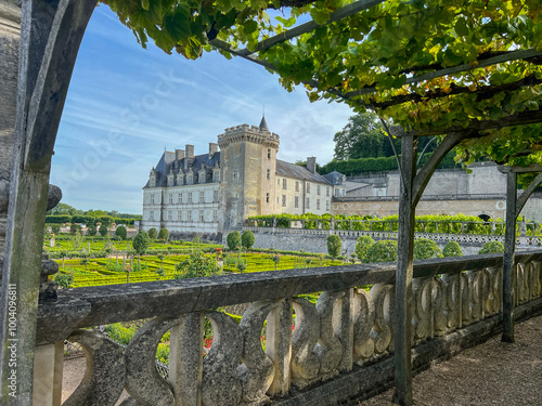 Villandry Castle with garden, Indre-et-Loire, Centre, France