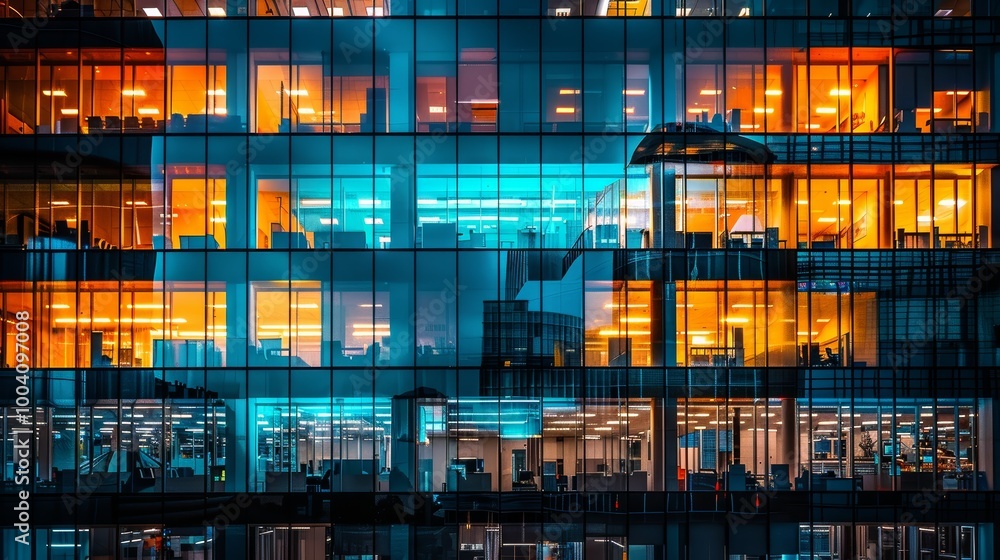windows office building for background windows office building for background